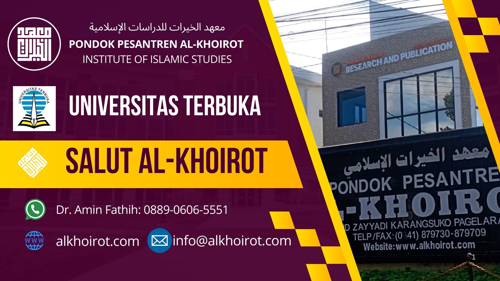 UT Universitas Terbuka Al-Khoirot