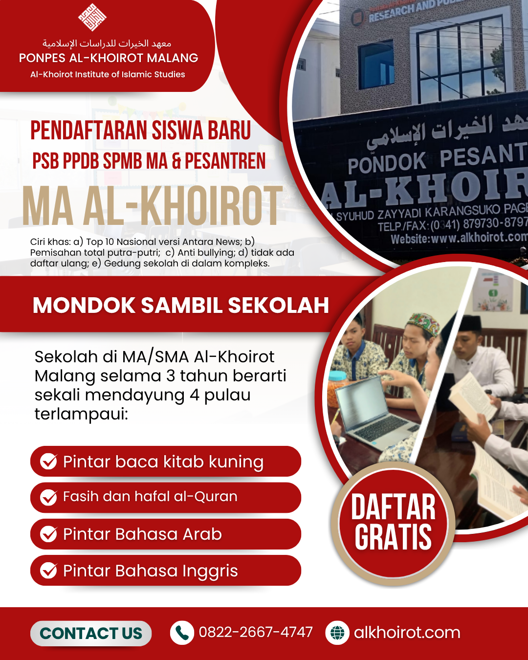 Madrasah Aliyah MA Al-Khoirot Malang