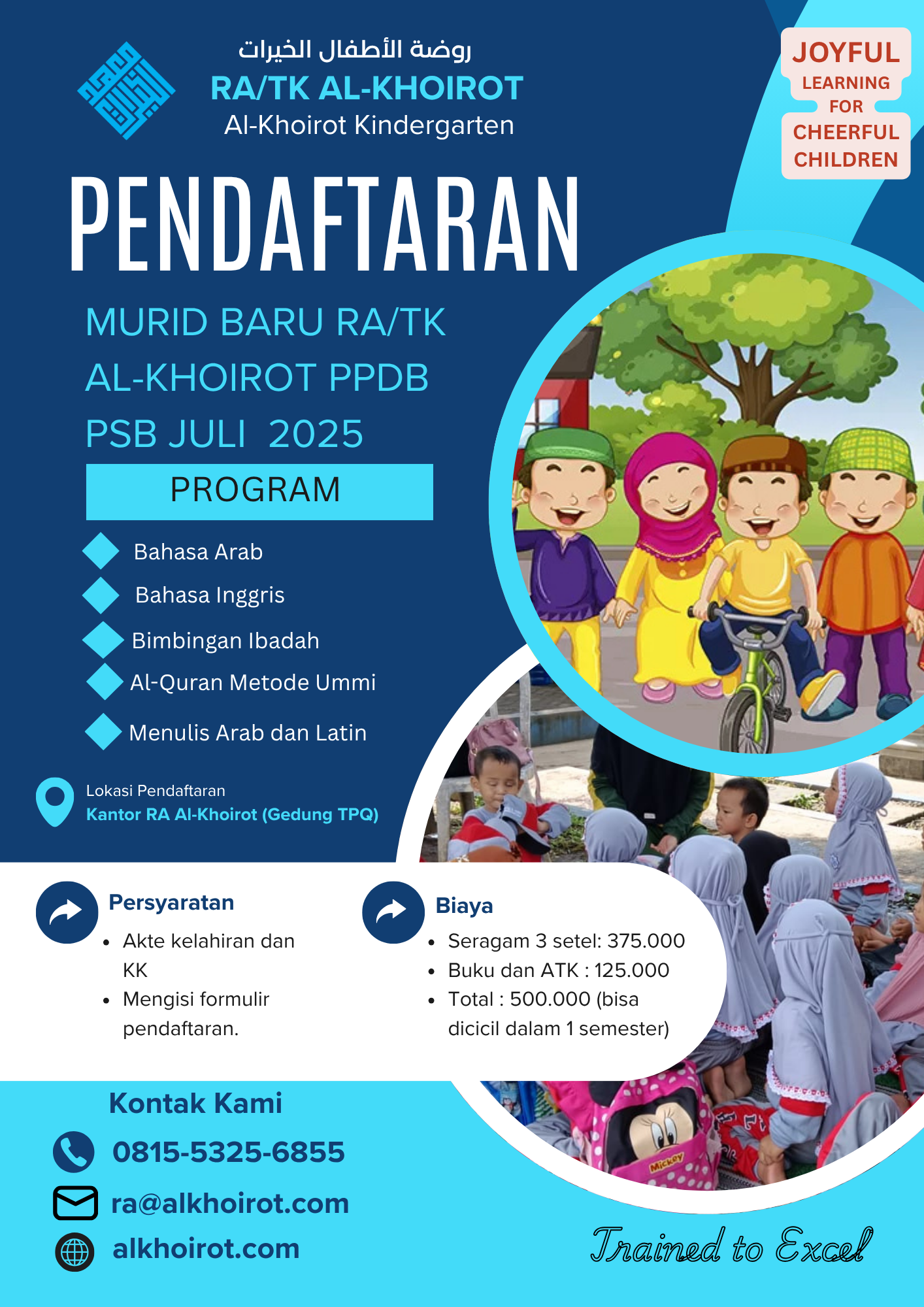 PPDB Pendaftaran Siswa RA TK Al-Khoirot 2025