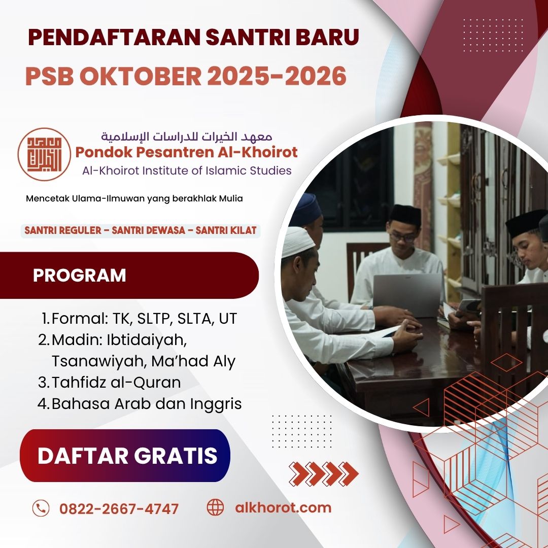 Pendaftaran Santri Baru PSB Oktober 2025