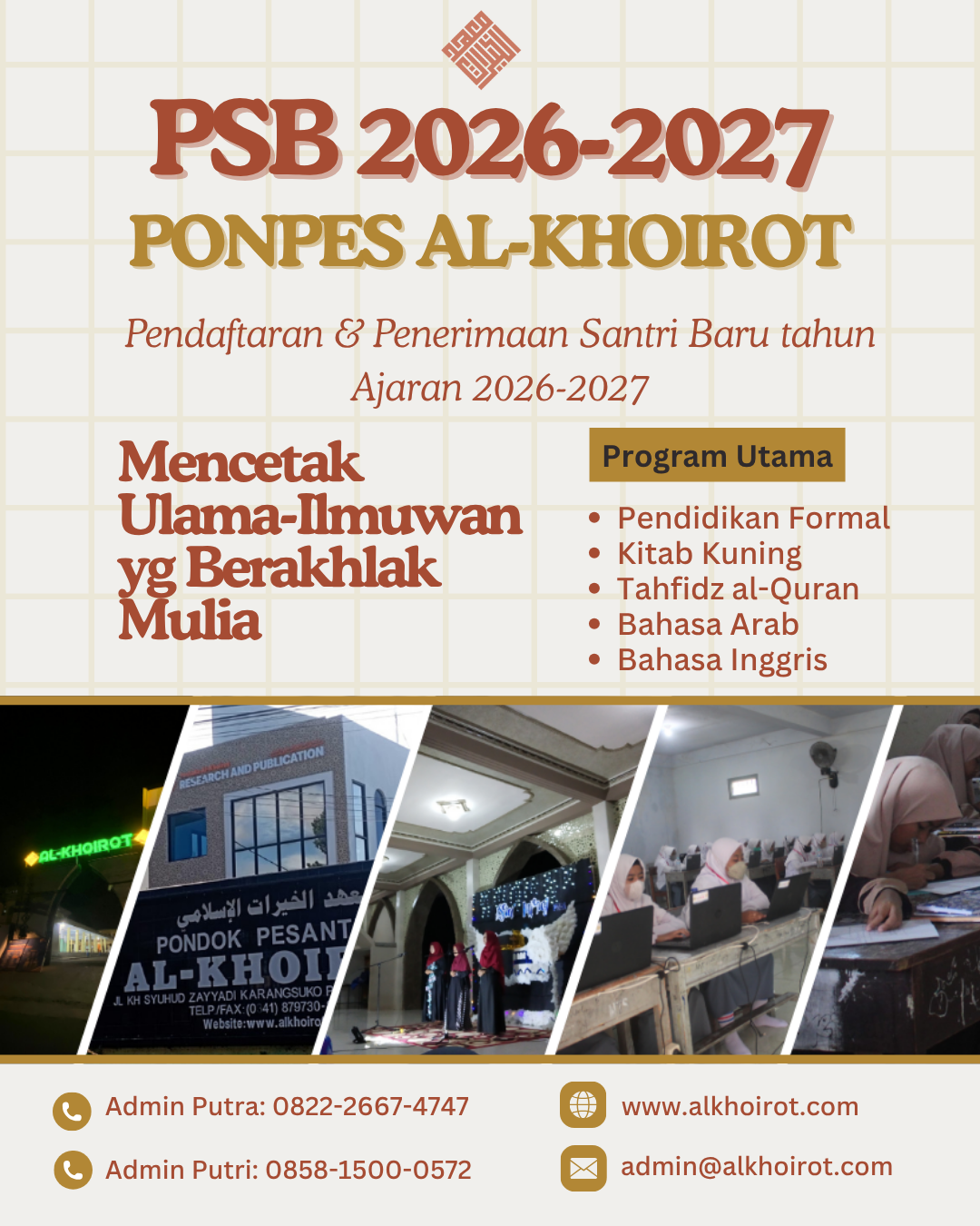 Pendaftaran Santri Baru PSB 2026/2027