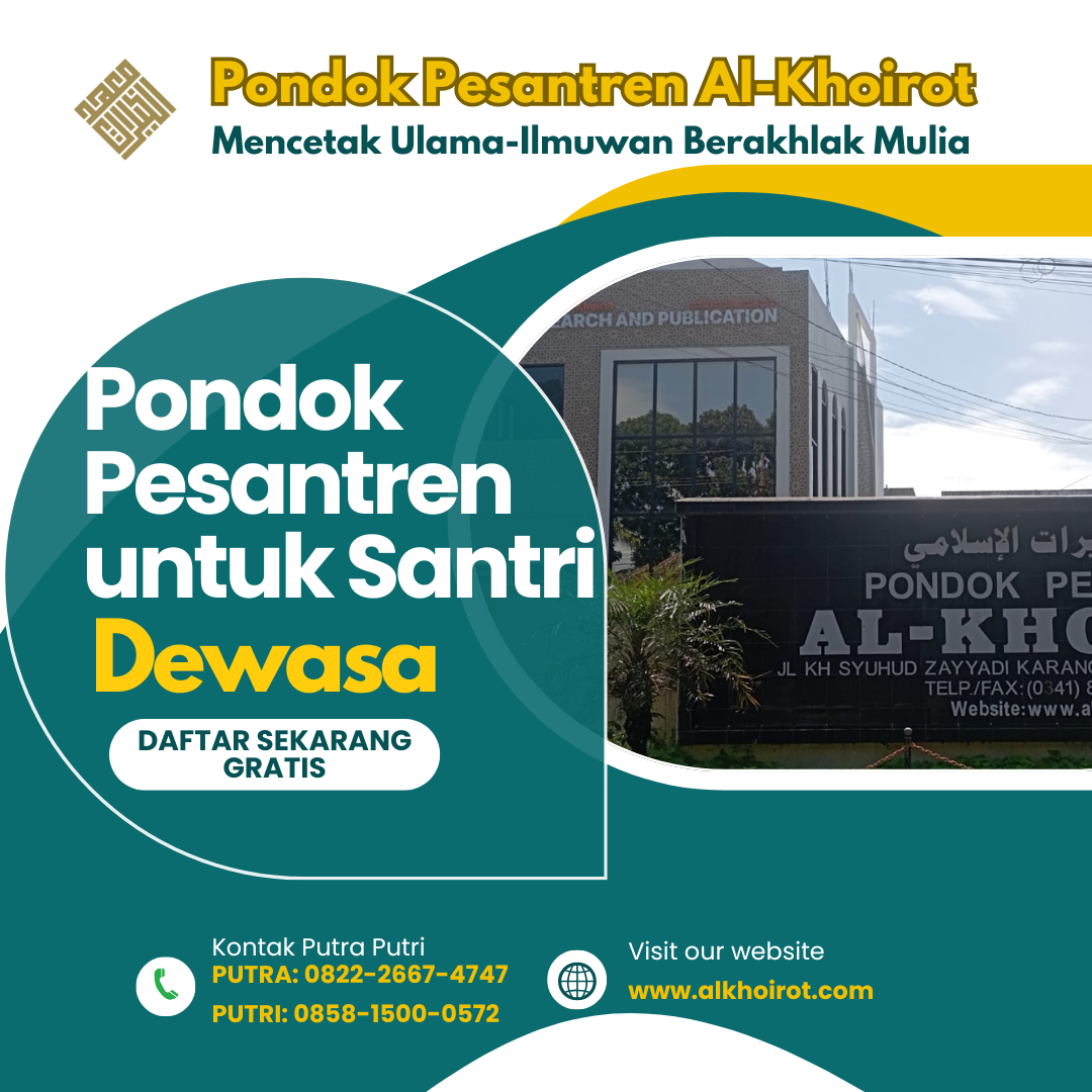 pondok pesantren untuk santri dewasa